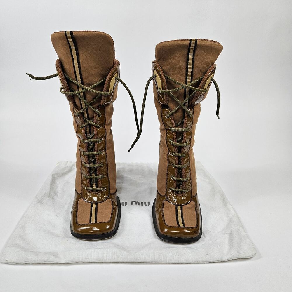 Vintage Miu Miu Boots F/W 1999 Tech Heels Bubble Sole RARE - EU 39 - Picture 9 of 15